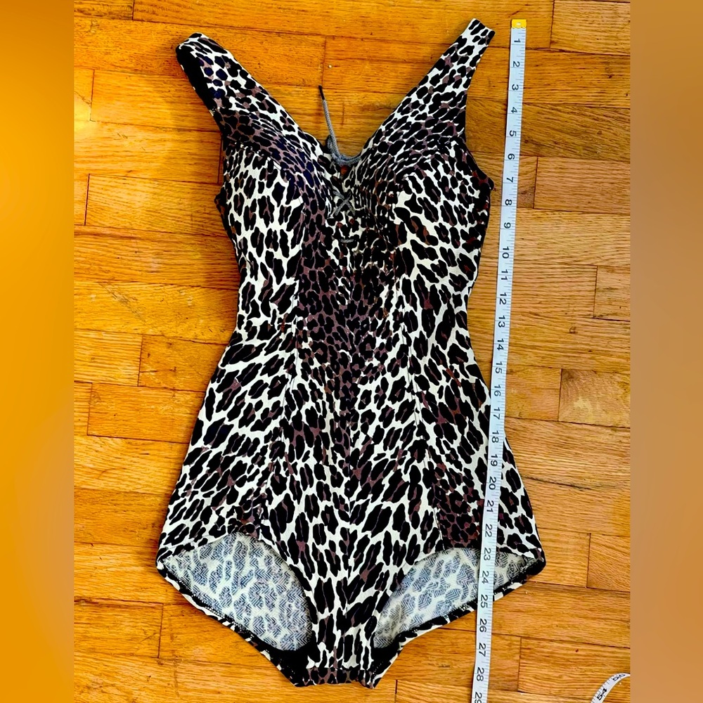 60s VTG Cole of California Animal Print Swimsuit